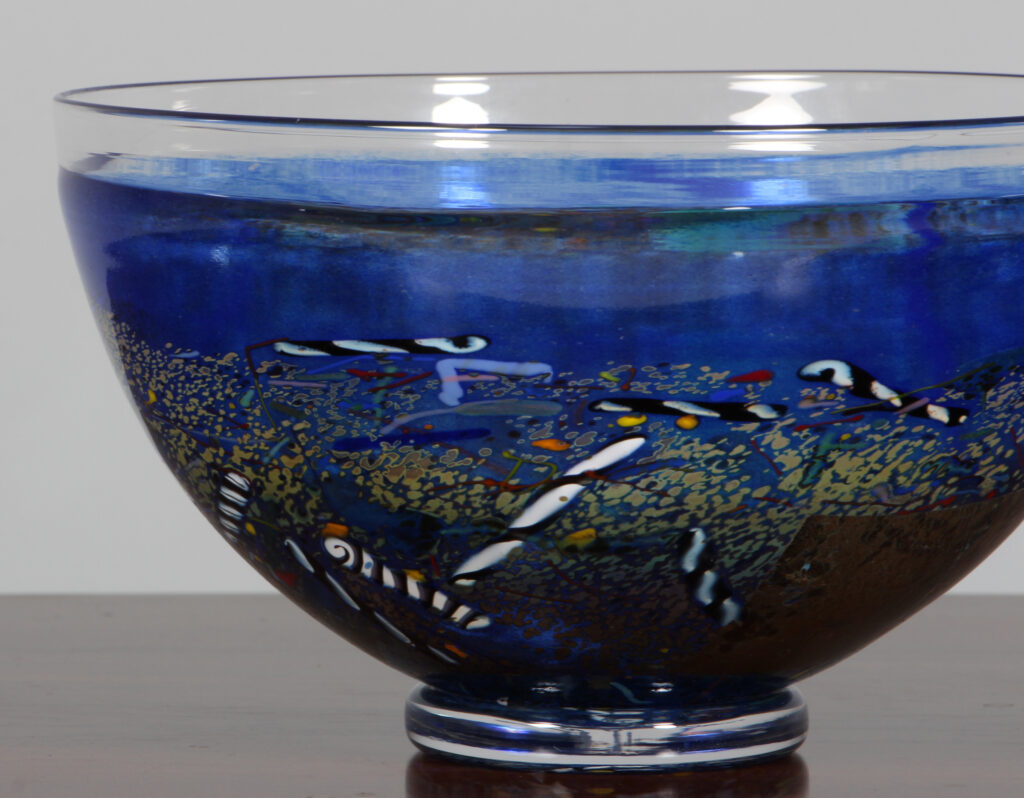 Bertil Vallien for Kosta Boda skål af glas, model Conffetti - Billede 6