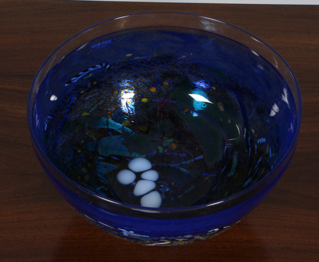 Bertil Vallien for Kosta Boda skål af glas, model Conffetti - Billede 5