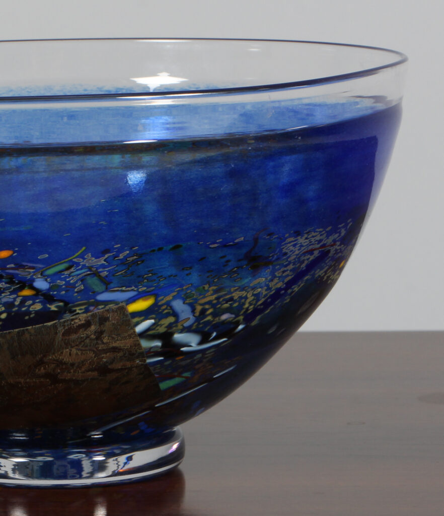 Bertil Vallien for Kosta Boda skål af glas, model Conffetti - Billede 4