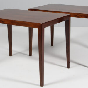 Severin Hansen par lampe/side borde af palisander