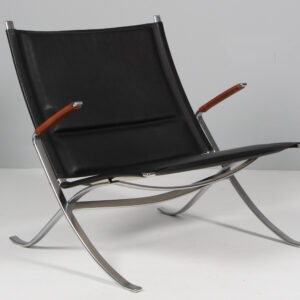 Preben Fabricius & Jørgen Kastholm Lænestol, model X-Chair