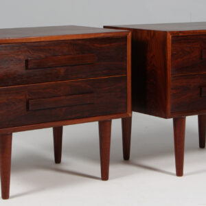 Sigfried Omann par natborde af palisander