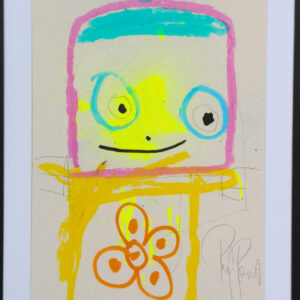 Poul Pava, figurativ komposition. 70x50