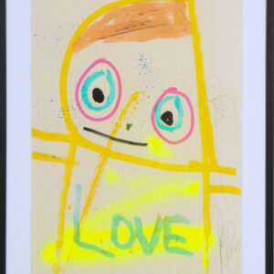 Poul Pava, figurativ komposition. 70×50