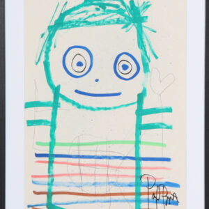 Poul Pava, figurativ komposition. 70×50