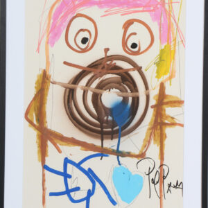 Poul Pava, figurativ komposition. 70×50