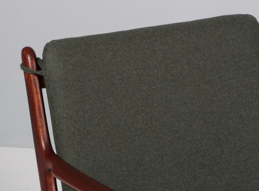 Ole Wanscher. Armstol model PJ112. Mahogni og uld - Billede 5