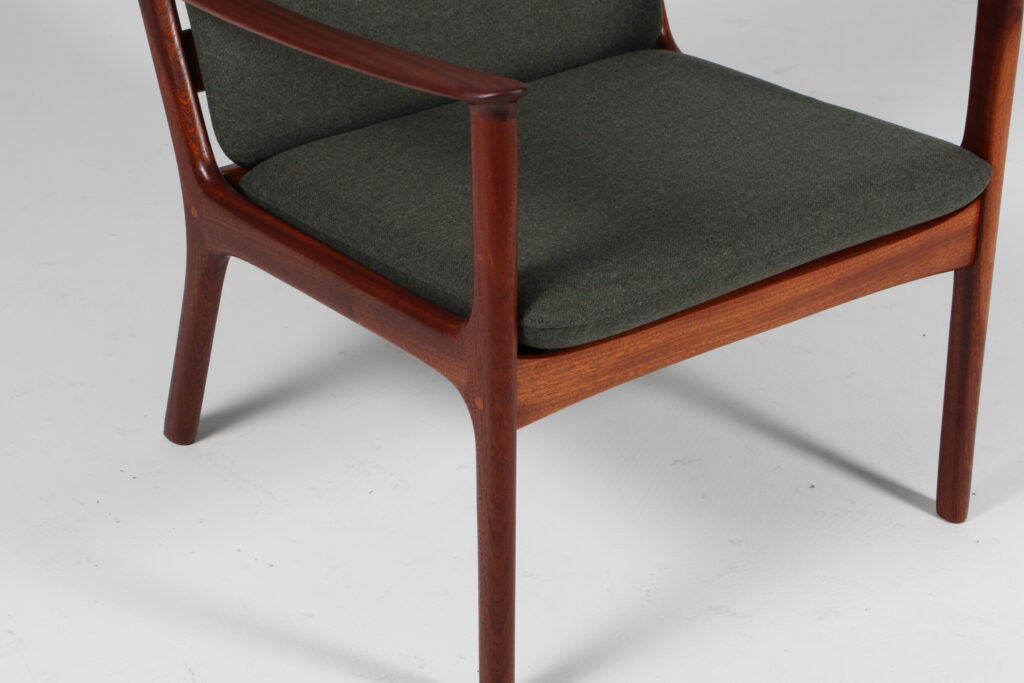 Ole Wanscher. Armstol model PJ112. Mahogni og uld - Billede 4