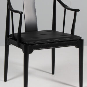 Hans J. Wegner Kinastol af sortlakeret træ. FH4283