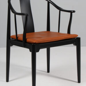 Hans J. Wegner Kinastol af sortlakeret træ. FH4283