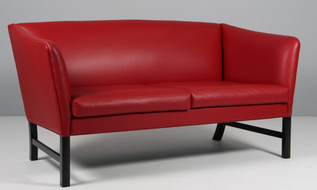 Ole Wanscher to personers sofa, model OW602