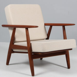 Hans J. Wegner cigar lænestol af eg og teak, model GE240