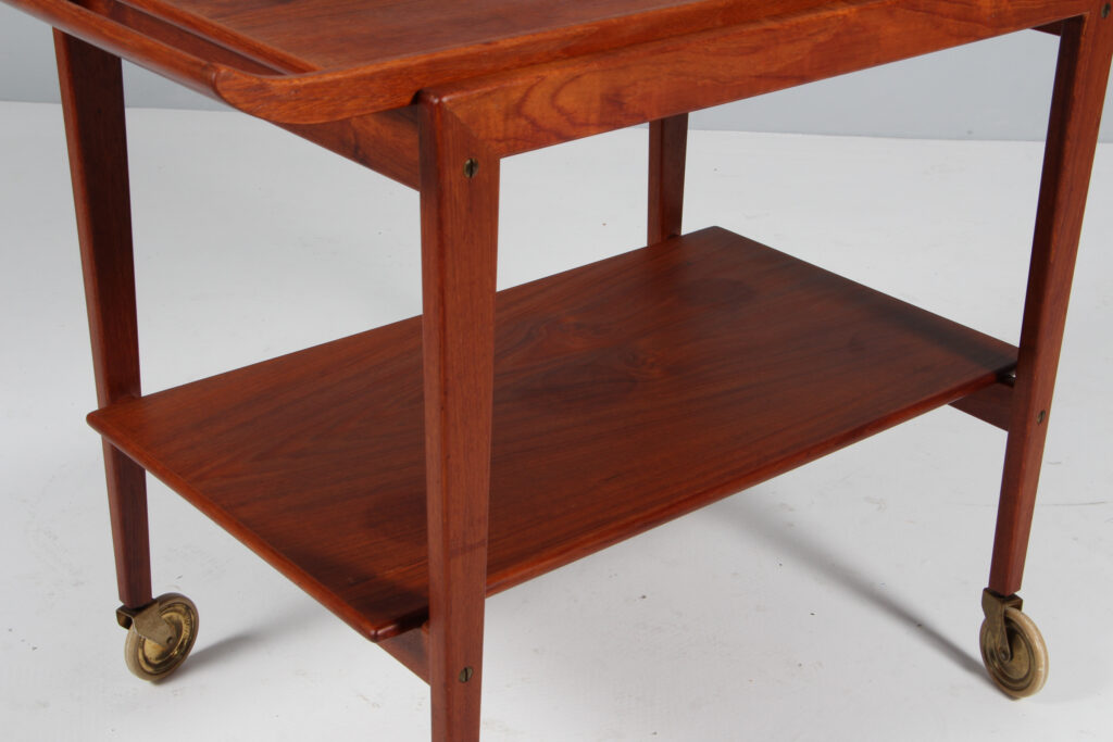 Peter Hvidt & Orla Mølgaard Nielsen serveringsvogn af teak - Billede 7