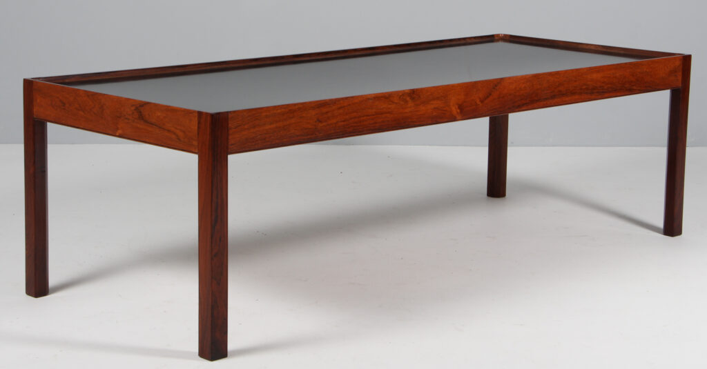 Erik Christian Sørensen sofabord af palisander og formica