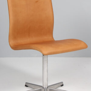 Arne Jacobsen Oxford stole, nybetrukket anilin læder
