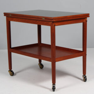 Grete Jalk Rullebord af teak og formica