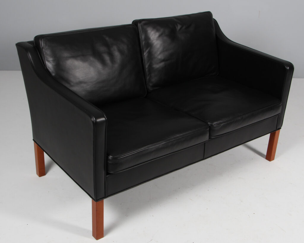 Børge Mogensen to personers sofa, model 2332. Original betrukket - Billede 2
