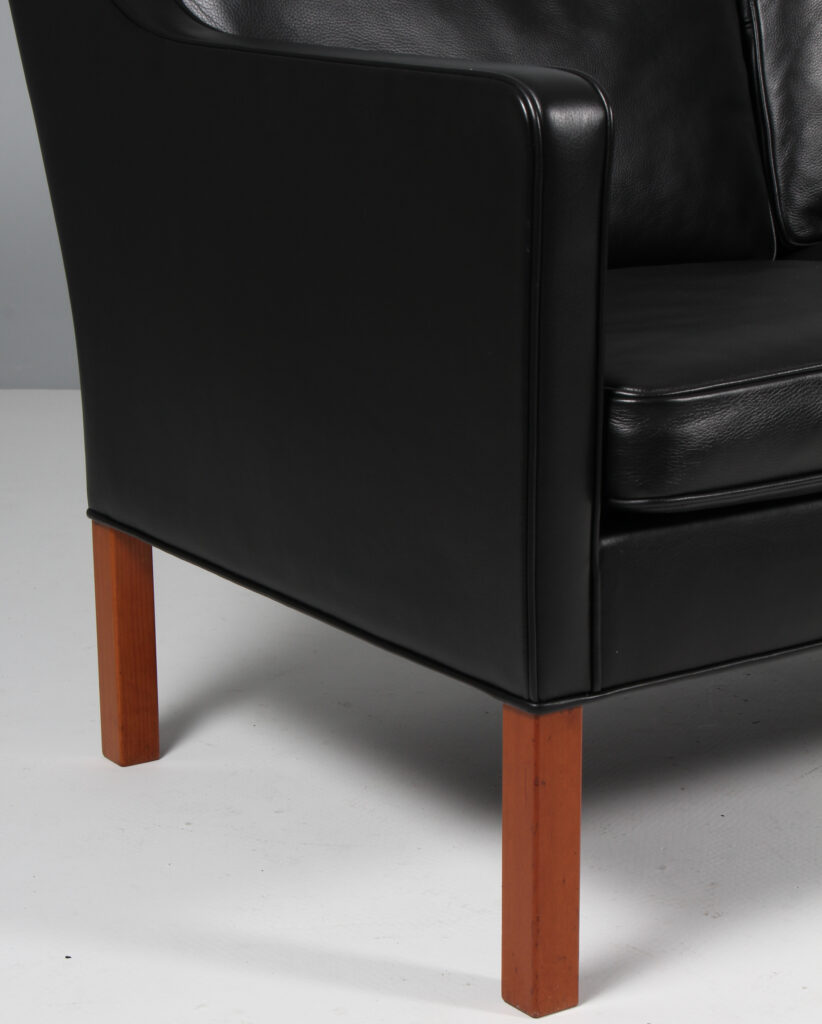 Børge Mogensen to personers sofa, model 2332. Original betrukket - Billede 4