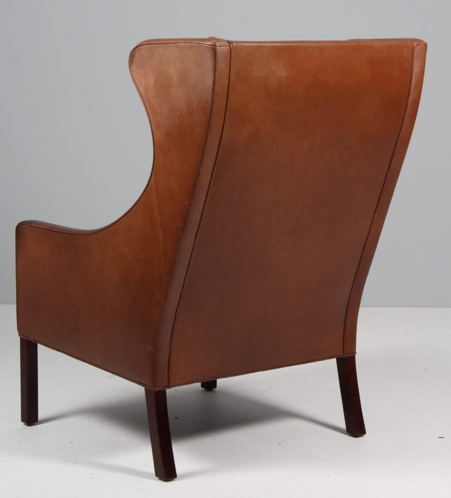 Børge Mogensen øreklapstol, original betrukket. Model 2204 - Billede 3