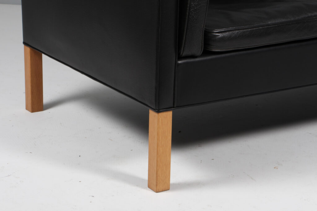 Børge Mogensen. Fritstående to pers. sofa, model 2212. Original betrukket - Billede 5