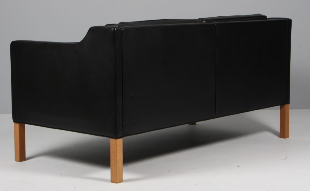 Børge Mogensen. Fritstående to pers. sofa, model 2212. Original betrukket - Billede 3