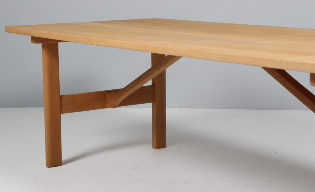 Børge Mogensen sofabord af massiv eg, model 268 - Billede 4