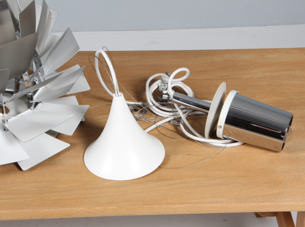 Poul Henningsen Koglen af børstet aluminium. Model Ø. 48 - Billede 4