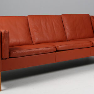 Børge Mogensen tre personers sofa, model 2213. Original betrukket