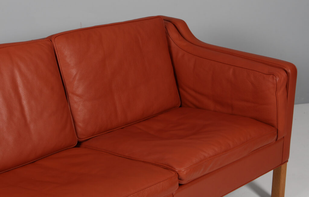 Børge Mogensen tre personers sofa, model 2213. Original betrukket - Billede 6