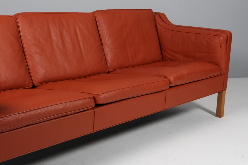 Børge Mogensen tre personers sofa, model 2213. Original betrukket - Billede 4
