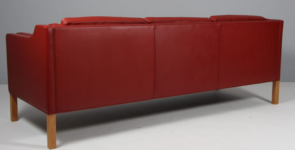 Børge Mogensen tre personers sofa, model 2213. Original betrukket - Billede 3