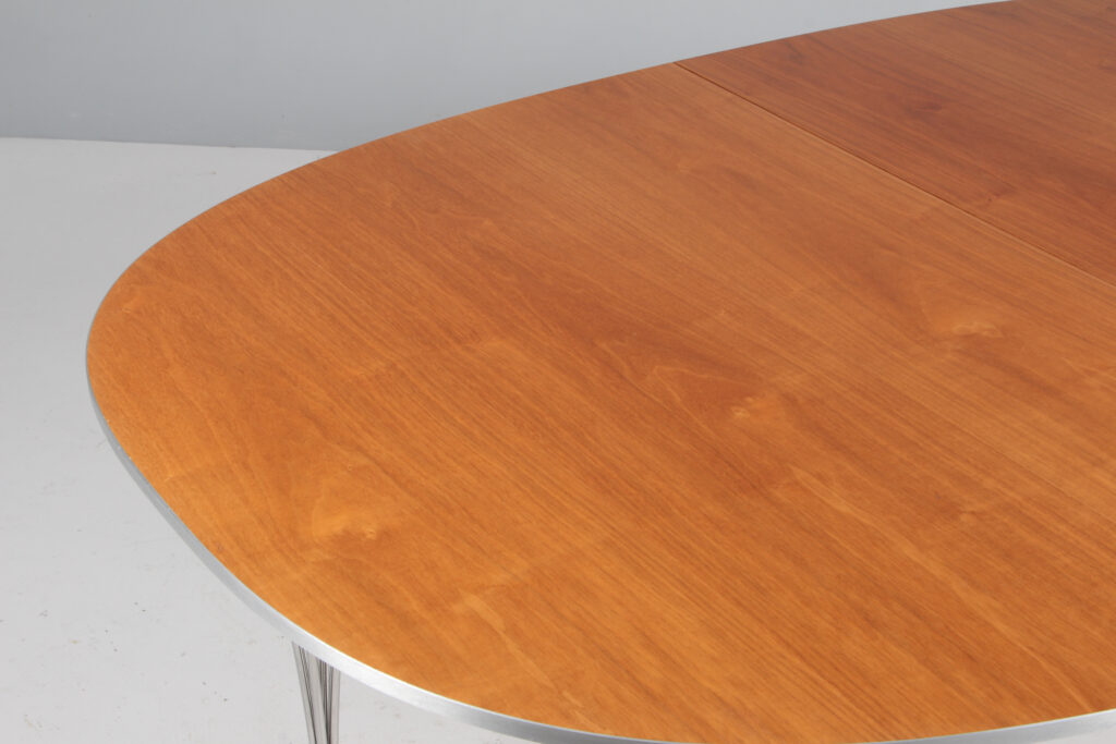 Piet Hein & Bruno Mathsson super ellipse bord med plader. 2011 - Billede 10