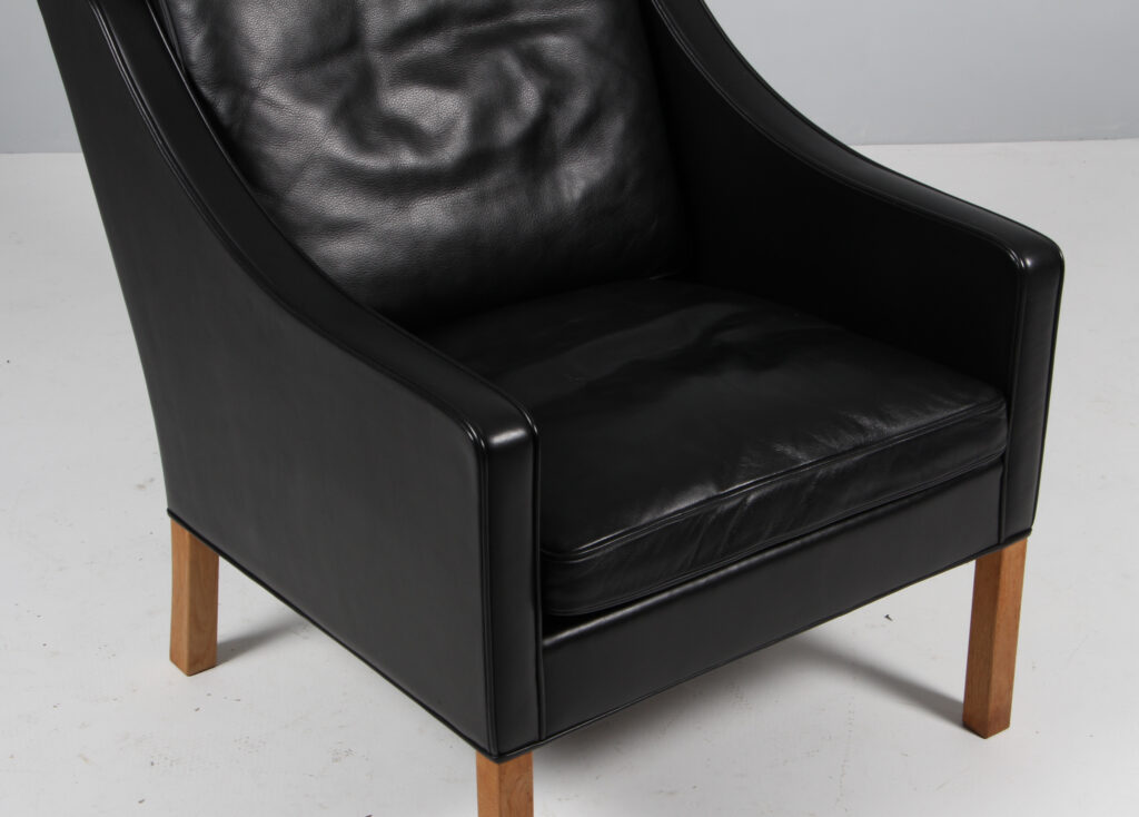 Børge Mogensen. Lænestol, model 2207. Original betrukket - Billede 6