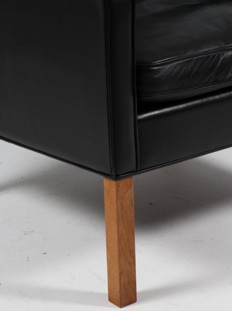 Børge Mogensen. Lænestol, model 2207. Original betrukket - Billede 5