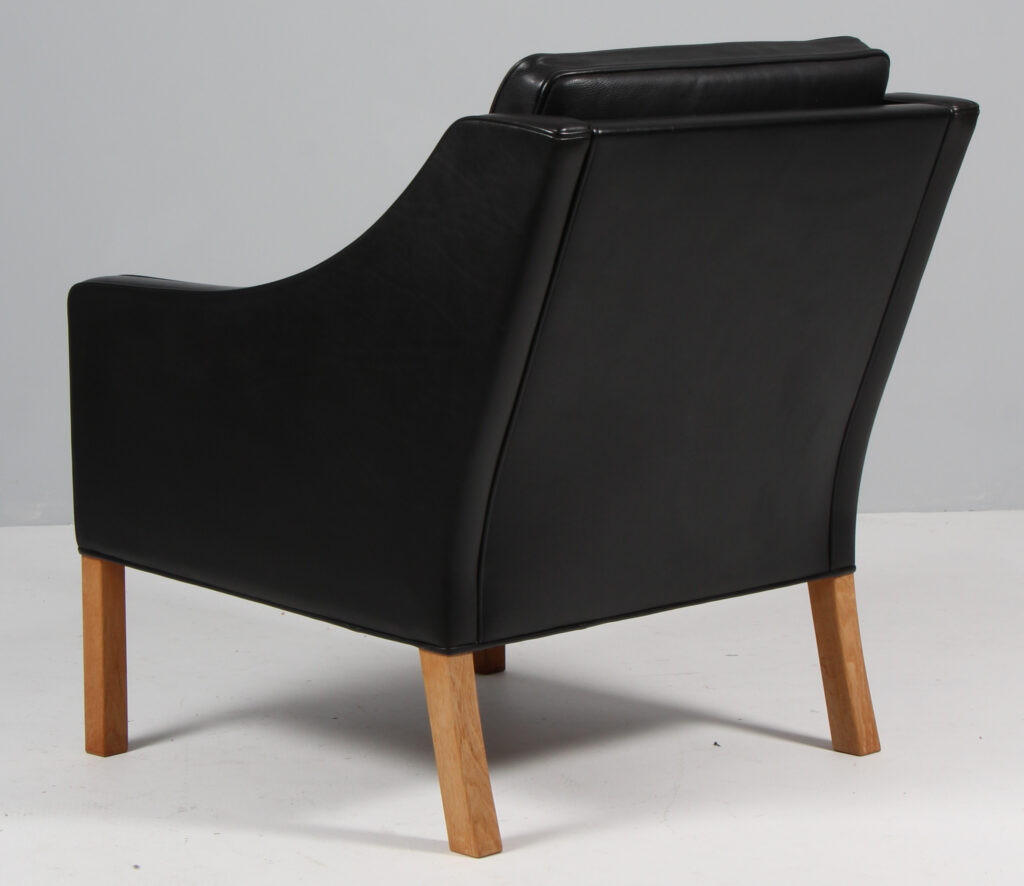 Børge Mogensen. Lænestol, model 2207. Original betrukket - Billede 3