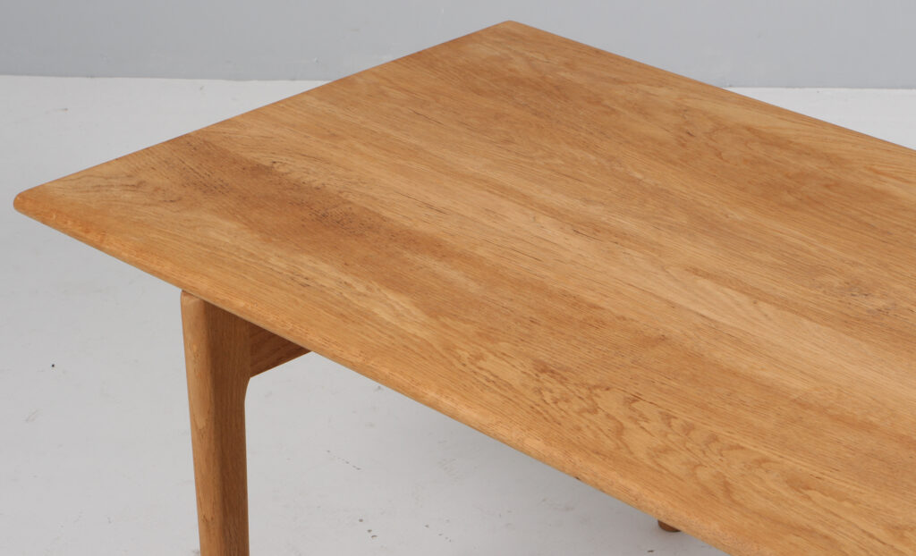Hans J. Wegner sofabord af massiv sæbebehandlet eg, model AT15 - Billede 8