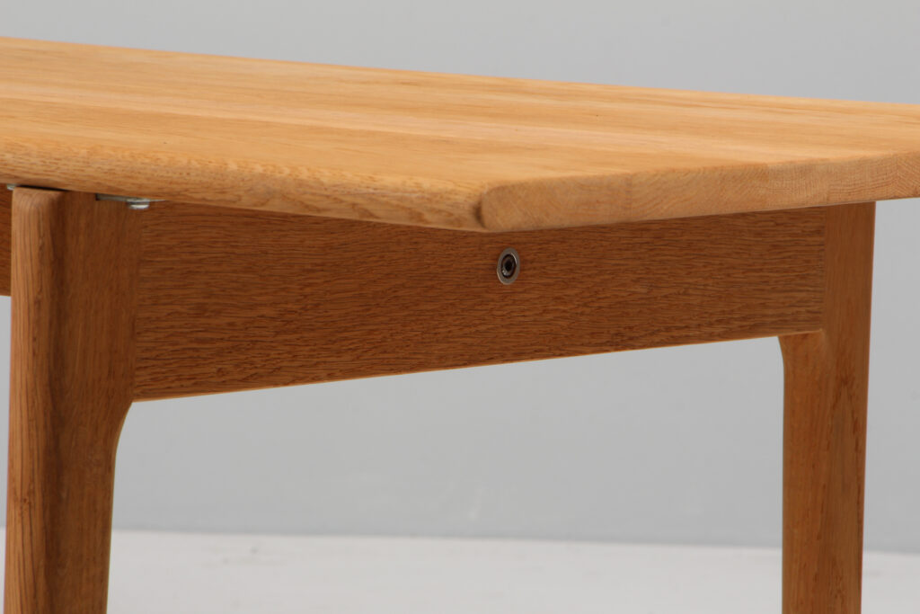 Hans J. Wegner sofabord af massiv sæbebehandlet eg, model AT15 - Billede 5
