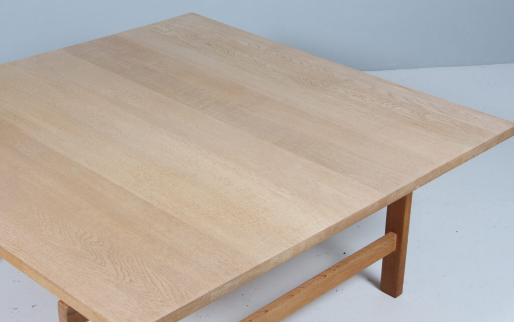 Hans J. Wegner sofabord af massiv sæbebehandlet eg, model PP115 - Billede 5