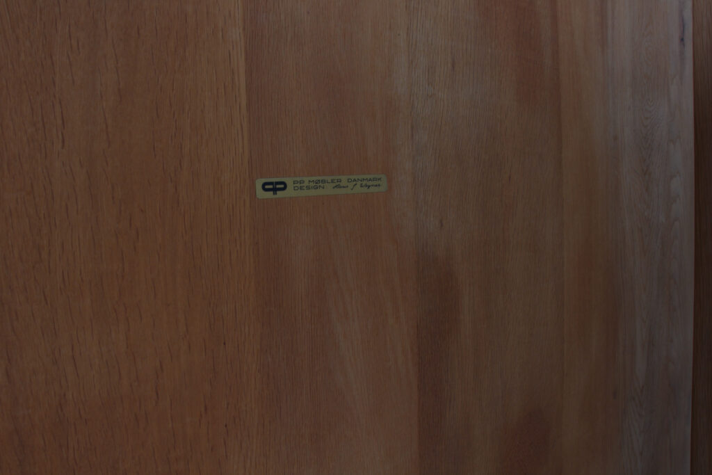 Hans J. Wegner sofabord af massiv sæbebehandlet eg, model PP115 - Billede 3