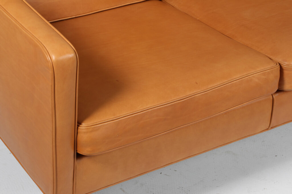 Børge Mogensen tre personers sofa model 2423, anilin læder - Billede 6