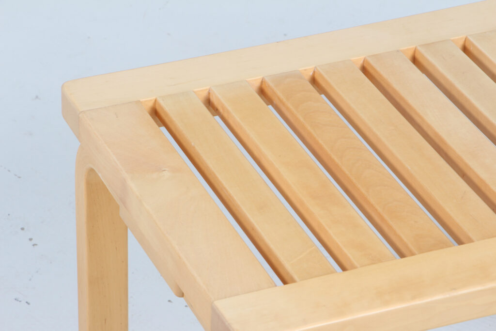 Alvar Aalto bænk af birk - Billede 5