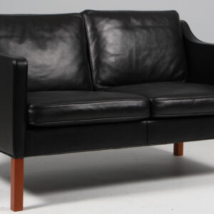 Børge Mogensen to personers sofa model 2422,  Original betrukket
