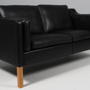 Børge Mogensen. Fritstående to-pers. sofa, model 2212. Original betrukket, 2011
