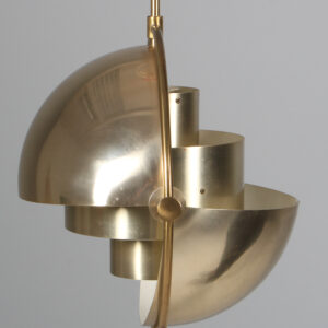Louis Weisdorff for Lyfa. Vintage Multilite pendel af messing