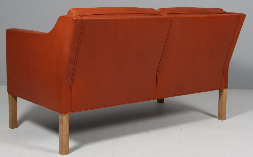 Børge Mogensen to personers sofa, model 2422. Original betrukket - Billede 3
