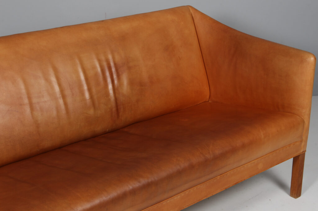 Ejner Larsen & Aksel Bender Madsen tre personers sofa, Slotsholm Serien. Original betrukket - Billede 9
