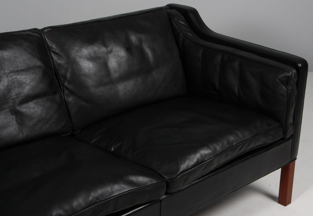 Børge Mogensen. Fritstående to pers. sofa, model 2212. Original betrukket - Billede 6