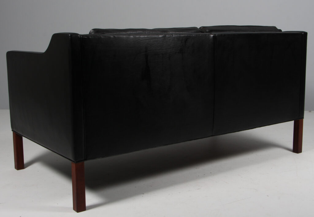 Børge Mogensen. Fritstående to pers. sofa, model 2212. Original betrukket - Billede 3