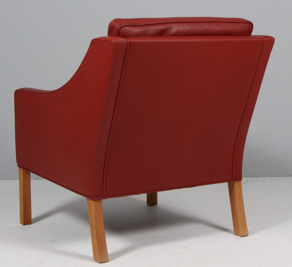 Børge Mogensen. Lænestol, model 2207. Original betrukket - Billede 3