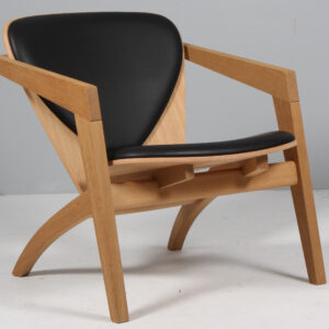 Hans J. Wegner butterfly lænestol, model GE460, Sæbebehandlet eg
